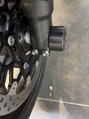 Front Fork Wheel Frame Slider Crash Guard For HONDA CB650R CBR 650R 2019-2025 - Picture 3 of 24
