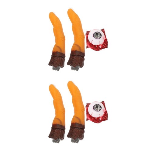 Set of 2 Bloody Body Parts Artificial Organs Halloween Decorations for
