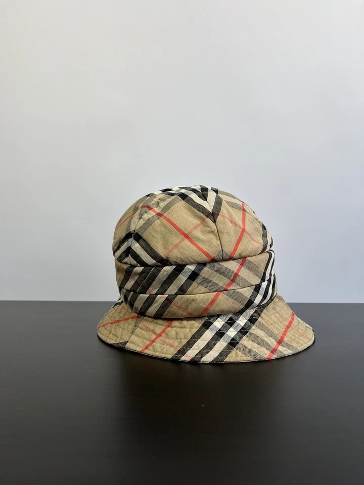 Burberrys London Vintage 80s Women's Bucket Hat Nova Check One Size - Image 2 of 4