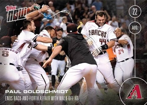 2016 TOPPS NOW #387 PAUL GOLDSCHMIDT - WALK-OFF HR