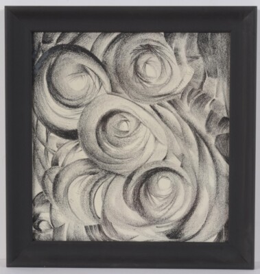 Elisabeth Kudisch-Zuba (1902-1994) ''Untitled'', charcoal, 1930s (1)