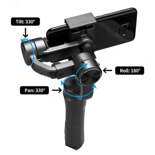 *NUOVO* Smartphone palmare stabilizzatore telefono cellulare Gimble Miratech F6 3 assi - Foto 4 di 16