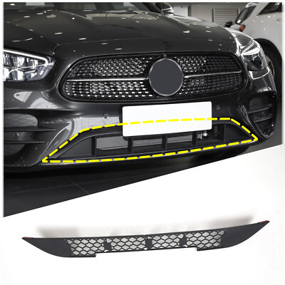 For 2021-23 Mercedes-Benz E-Class Front Grille Mesh Anti-Insect Net Black Sport