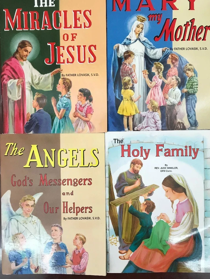 Vintage St. Joseph Picture Books Series Paperback Mary Jesus God VG PB Lot of 10 - Image 2 of 4