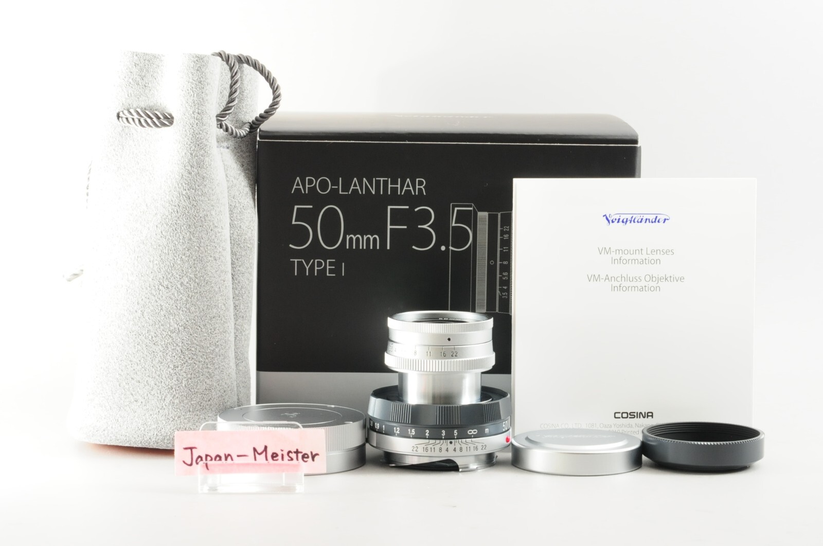 Voigtlander APO-LANTHAR 50mm F/3.5 VM Leica Limited Gray 25th Anniversary Model