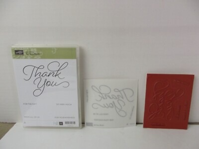 Stamping up SO VERY MUCH Sale Thank you Gift Kindness 5 STAMP SET Rubber 143343
