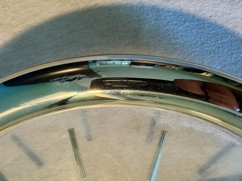 MCM Reloj de Pared Reliquia Cuarzo Dorado Transparente Retro 12" Diámetro - Imagen 2 de 8