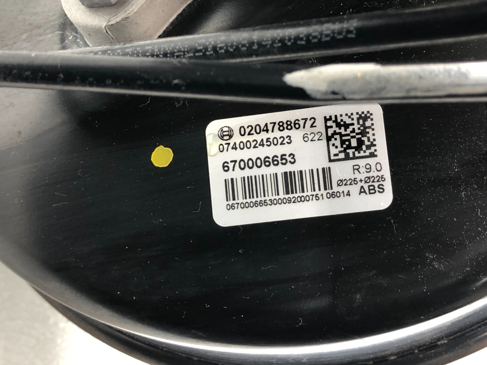 2014-2020 MASERATI GHIBLI S Q4 POWER BRAKE BOOSTER MASTER CYLINDER ASSEMBLY OEM.