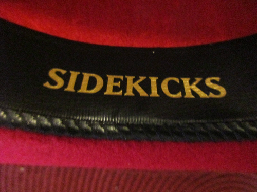 Vintage Sidekicks Southwest/Western Red Cowboy Hat, Lana/Laine 100% Wool, Size L - Picture 4 of 7