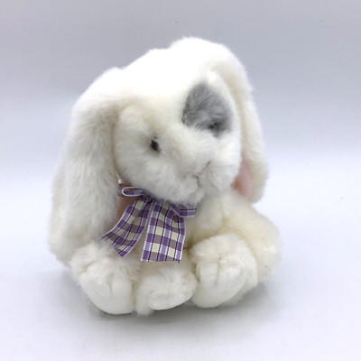 Russ Plush Bunny Rabbit Cream White Gray Eye Parch Target Exclusive 7'' Sitting