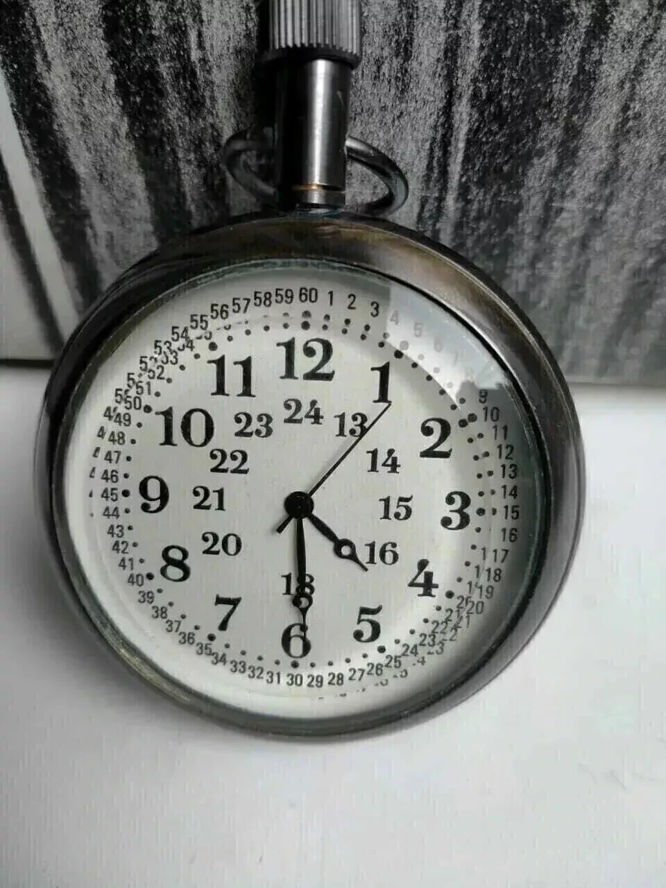 Vintage Nautical Brass Elgin Pocket Watch 2 Inch Antique Collectible