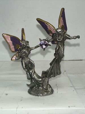 Ridolfi Gallo Pewter Fantasy Angel Fairies Fairy Nymph Pixies Figurine 1993