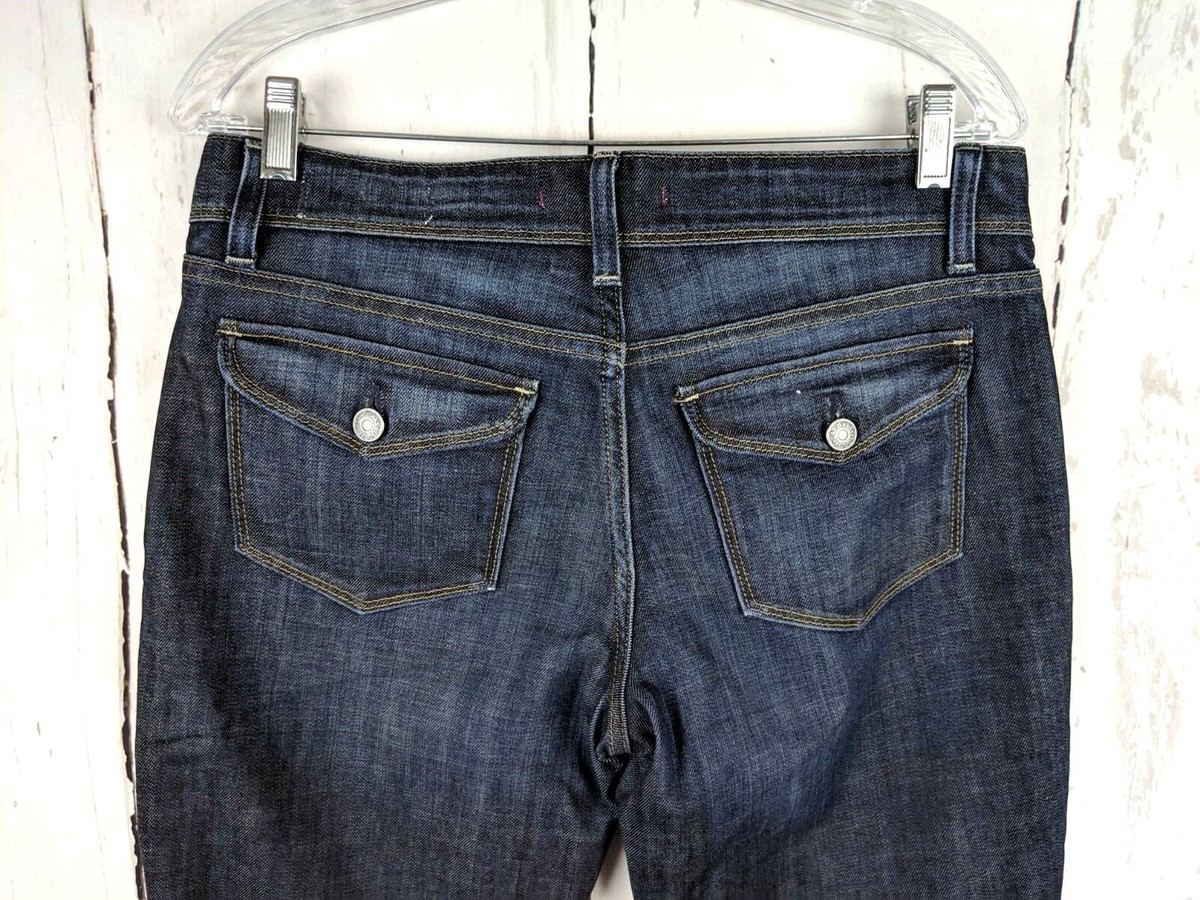 Jean Boot Cut Gap Taille 8 - Dark Wash (Bleu Foncé), Stretch à La Cheville, Occasion Très Bon État