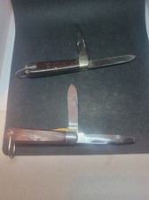 2 OLDER Klein Tools Pocket Knife, SEE PICTURES TE5