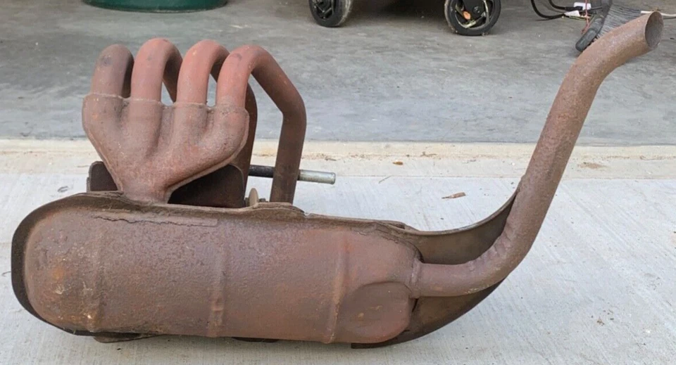 Silenciador silenciador vintage para Fiat 850 Spider cupé Foto 4 de 4