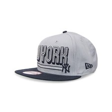 New York Yankees MLB New Era 9FIFTY 2-Tone Grey/Logo Team Logo Snapback Hat