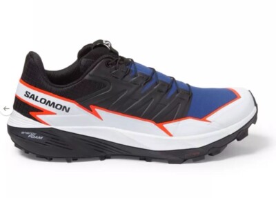 12.5 Salomon Thundercross Trail-Running Shoes Surf The Web/Black/Fiery Coral