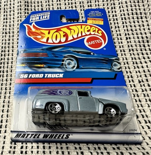 NEW Mattel Hot Wheels 1999 First Editions Blue/Gray 1956 Ford Truck #22 Of 26 - Picture 4 of 8