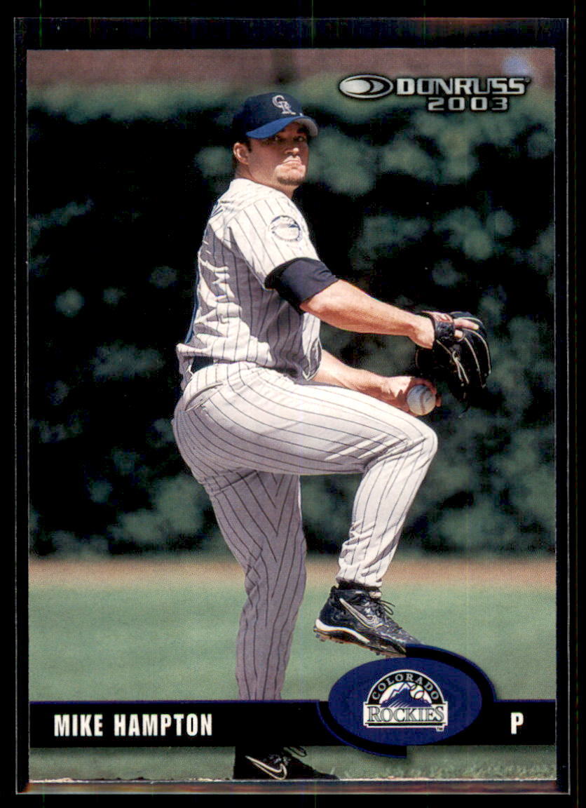 2003 Donruss Mike Hampton #276 Colorado Rockies