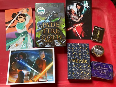 Owl Crate Full Box with Jade Fire Gold by June Cl Tan