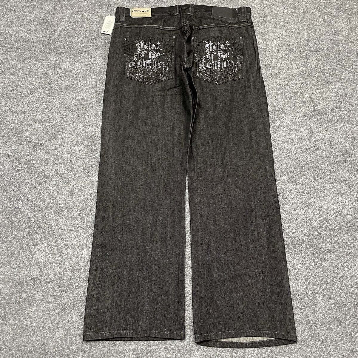 VTG Artful Dodger Jeans Mens 40 Black Baggy Hip Hop Grunge VTG Artful Dodger Jeans Mens 40 Black Baggy Hip Hop Grunge