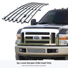 Fits 08-10 Ford F-250/F-350 Super Duty Lower Bumper Billet Grille