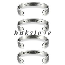 Inspirational Bracelet Women Personalized Bracelet Encourage Cuff Bangle Jewelry