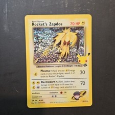 Pokemon TCG Rocket’s Zapdos Celebrations 15/132 Holo Rare