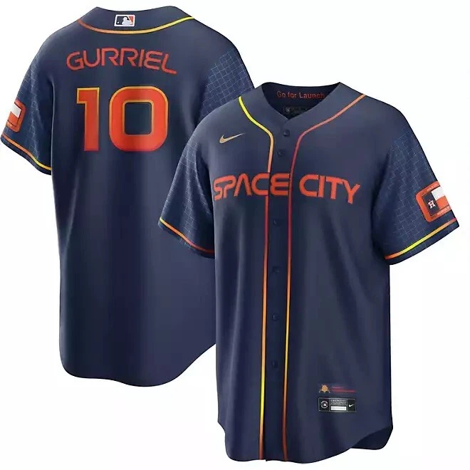 Nike Yuri Gurriel Houston Astros Space City Connect Jersey Men's Size Medium