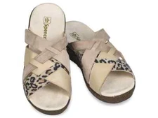 Spenco Women's Shoes, Memphis Cheetah Tan Size 8