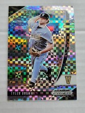 Tyler Brown 2020 Panini Prizm Draft Picks Power Plaid 21/25 Baseball Card