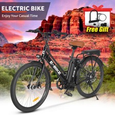 26'' Fat Tire Electric Bike 750W Mountain Bicycle for Adults Ebike