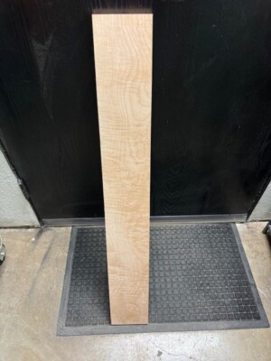 Flame Maple Curly .75 X5''x36   Bass Guitar Neck Figured KD 3/4'' Strat Tele
