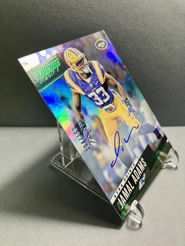 2017 JAMAL ADAMS Prestige Xtra Points Green RC Auto 104/150 Card# 275 - Image 2 of 4