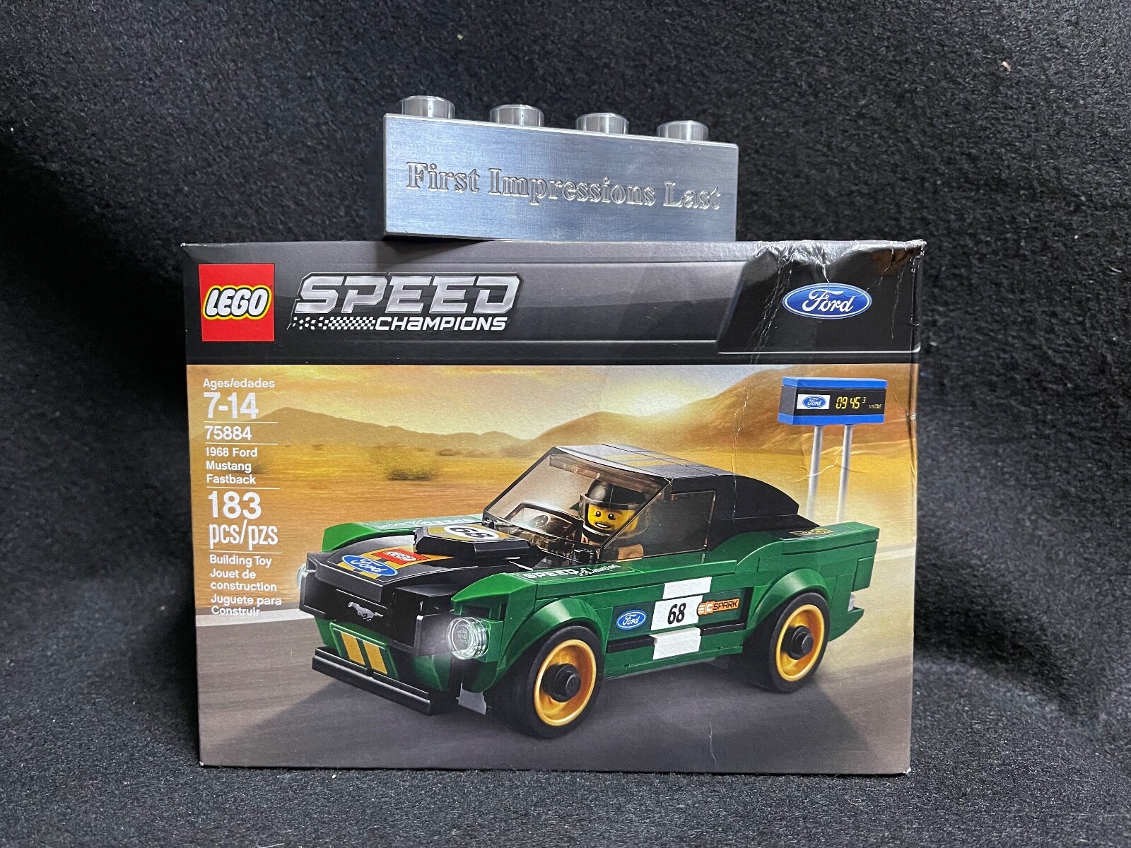 LEGO 75884 2018 Speed Champions 1968 Ford Mustang Fastback NEW SEALED Retired