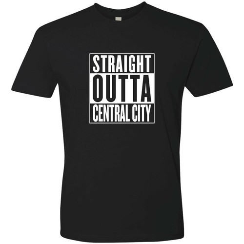 Camiseta Straight Outta Central City Nerdy Funny S/S Flash DC Comics - Imagen 3 de 4
