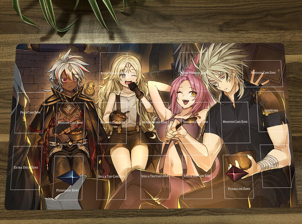 YuGiOh Dogmatika Ecclesia Fallen Of Albaz Playmat CCG TCG Trading Card