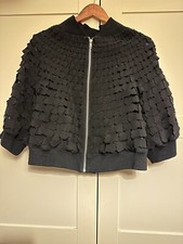 Noir Kei Ninomiya Cropped Layered Woven Jacket