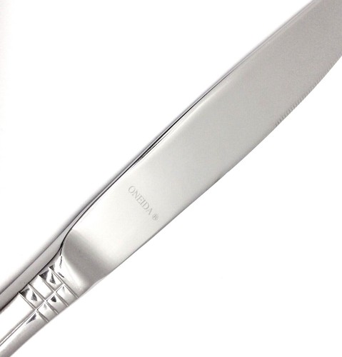 Oneida AMSTERDAM Stainless Glossy Frosted Accent Silverware Flatware CHOICE - Picture 3 of 13