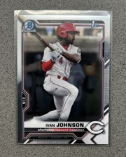 2021 Ivan Johnson 1st Bowman Chrome Prospects BCP149 Cincinnati Reds Rookie