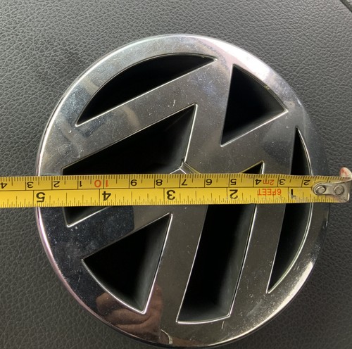 VW VOLKSWAGEN Passat 98-01 B5 Chrome Emblem CENTER CAP 5" 380853601C (1046) - Picture 5 of 7