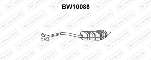 Silencieux arrière BMW 520i 24V pot échappement pour berline et Touring