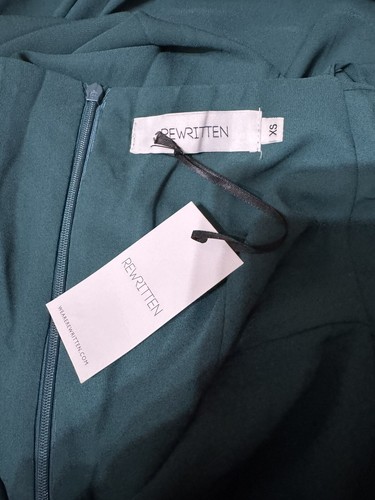 Rewritten Mykonos Maxi/Bridesmaids Dress in Forest Green - Size XS/UK 8 NEW - Picture 5 of 7