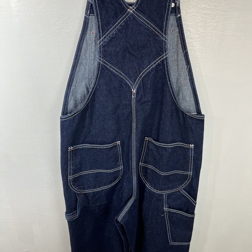 HISEA Men Denim Bib Overalls Size 30W X 30L - 第 8/11 張圖片