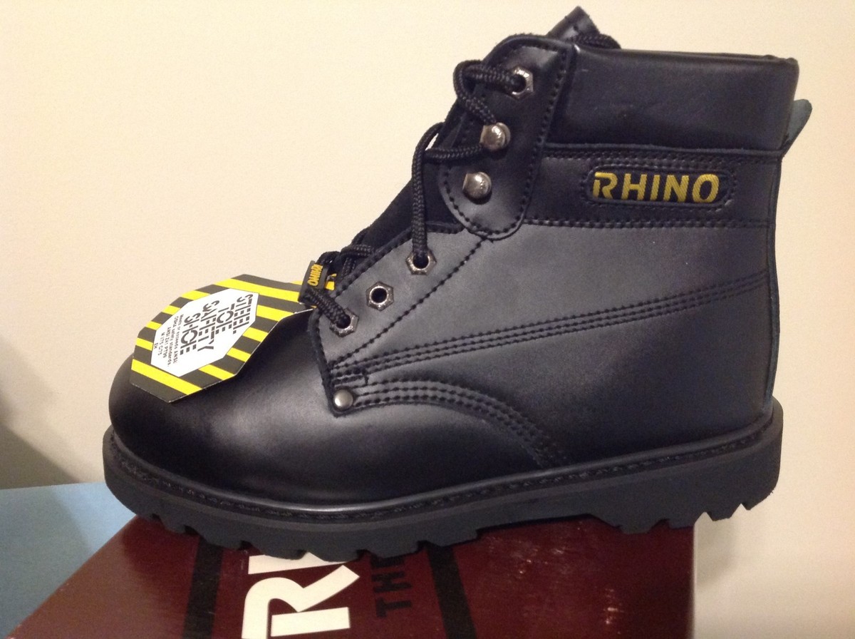 60s21 Rhino Steel Toe Boots Rhino 8