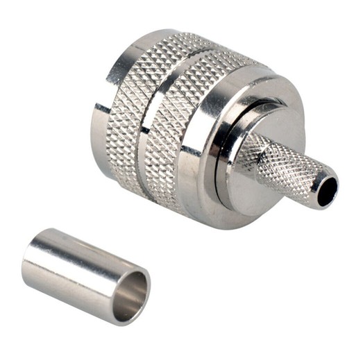 10Pcs UHF PL-259 Male Crimp Connectors For RG58 RG142 LMR195 Type Coax Cable - Zdjęcie 10 z 11