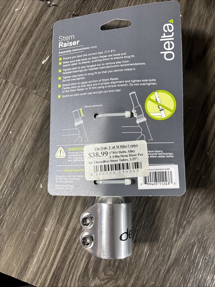 Delta Alloy Stem Raiser 1-1/8 Diameter #X3 - Image 2 of 2