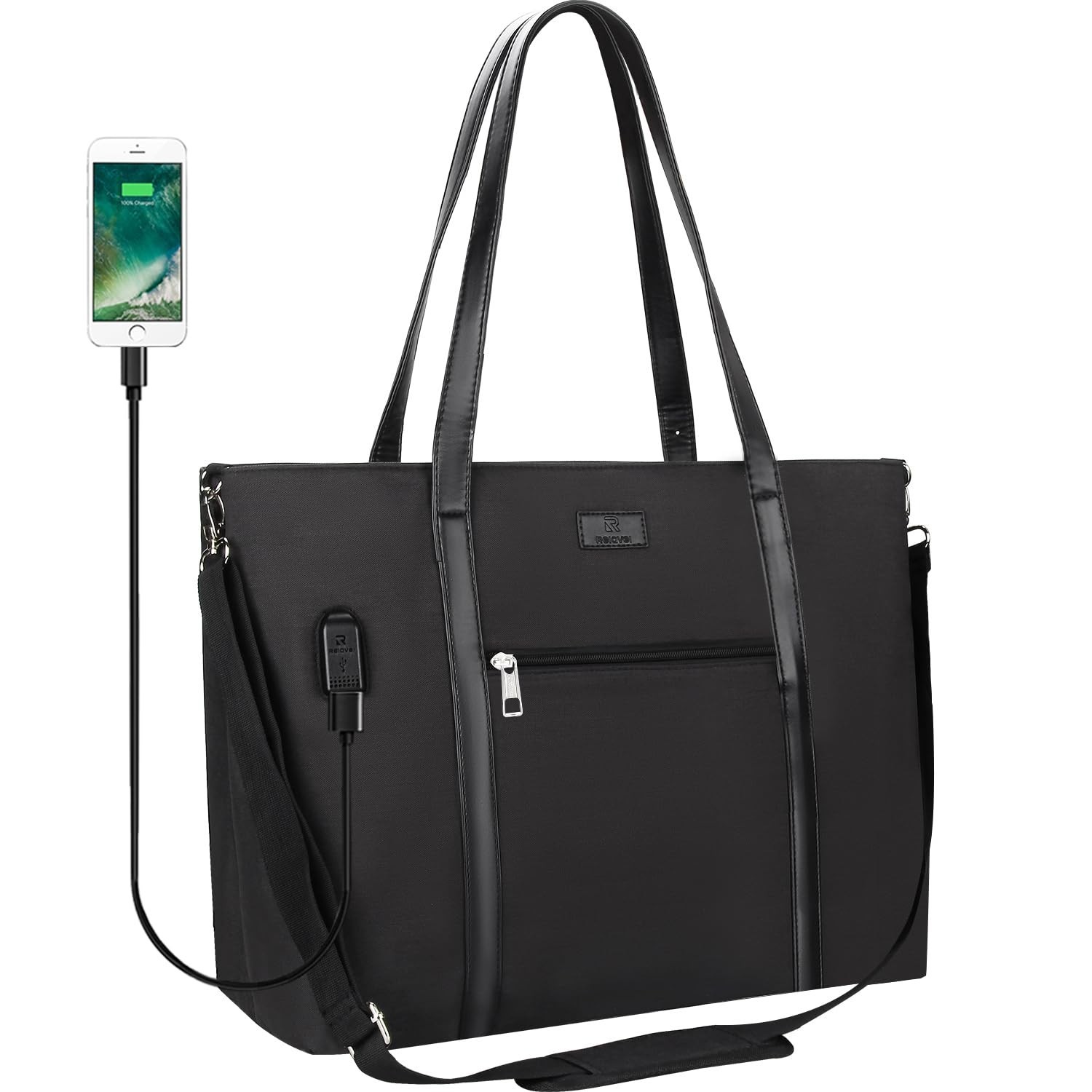 Laptop Tote Bag for Women 17 Inch Laptop Bag for Work with U