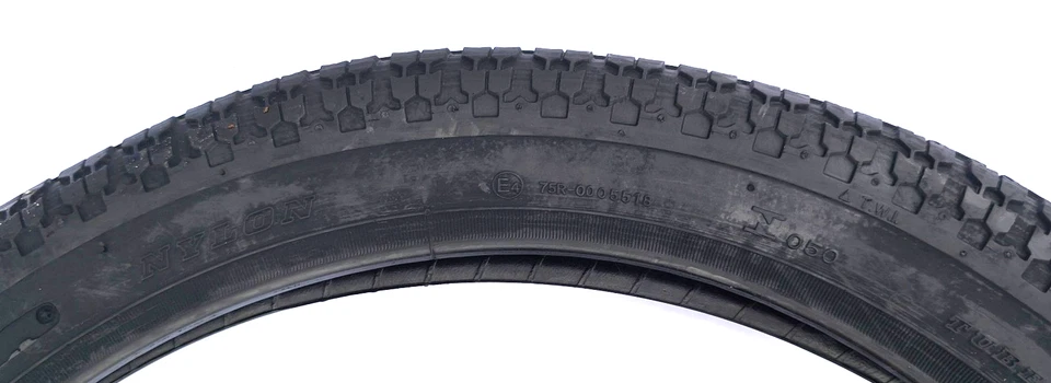 Moped Mofa 2 Reifen mit 2 felgenband und 2 Schlauch Set 2 1/2 -19 23X2,50 - Bild 3 von 4