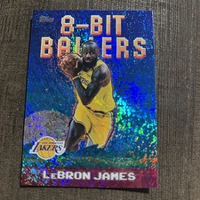 2025-26 TOPPS #8B-19 8-BIT BALLERS SHIMMER FOIL LEBRON JAMES